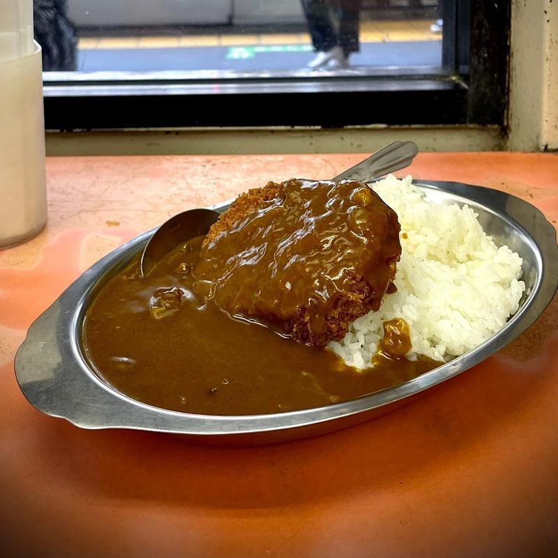 コロッケカレー(常盤軒 品川駅 山手線ホーム店)