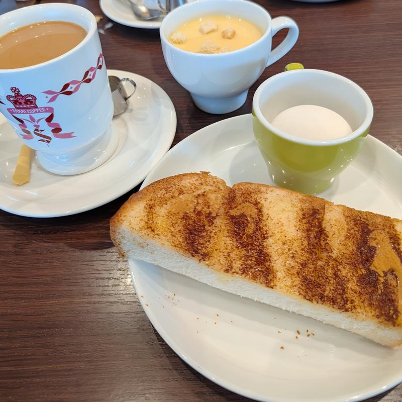 サービスモーニング ハニーシナモントースト(さかい珈琲　天理店)