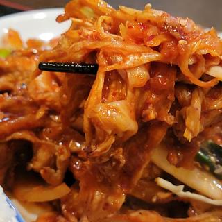 新橋炒め(豚キムチ炒め)