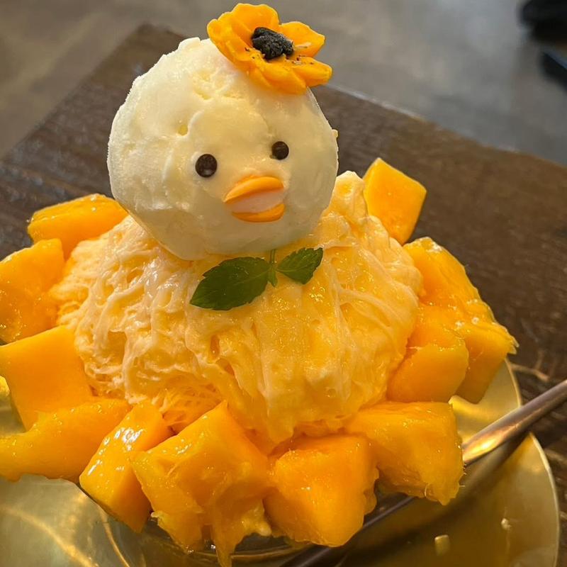 だっくマンゴーの糸ピンス(アンジェルカフェ)
