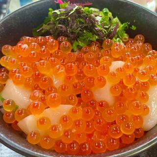 いくらホタテ丼