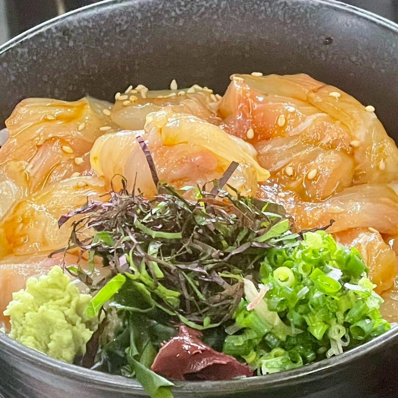 ひらめのヅケ丼(ドライブイン汐風 )