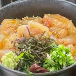 ひらめのヅケ丼