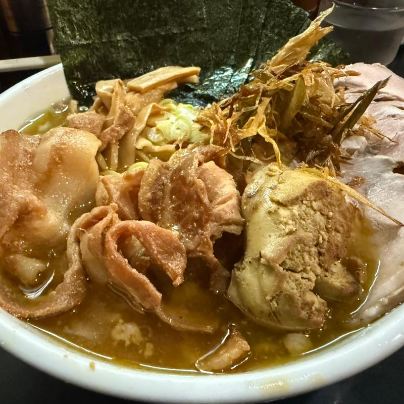 フォアグラ10.7kg100SP大盛、つけ玉(一条流がんこ総本家分家荒木町)