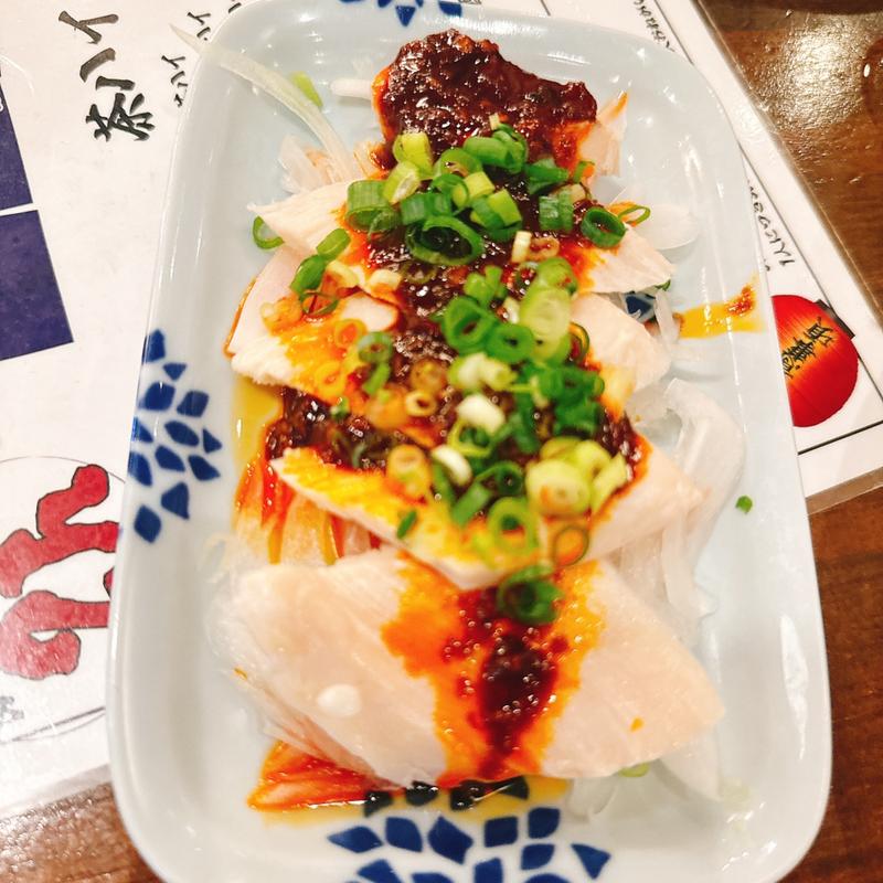 旨辛‼︎‼︎よだれ鶏(炉端とおでん 呼炉凪来 豊田市駅前店)