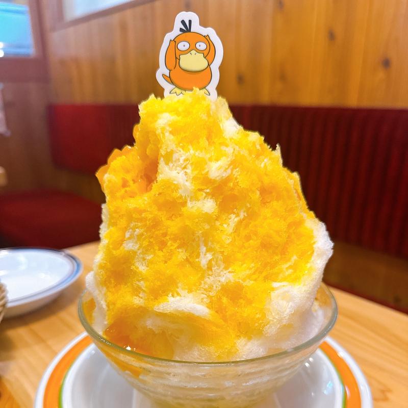 コダックのマンゴーミルコ氷(コメダ珈琲店 港栄店)