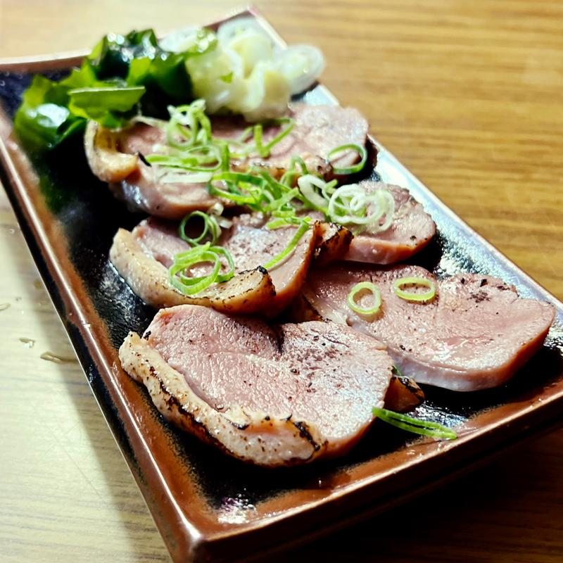 合鴨白味噌漬け(屋台らーめん 俵亭)