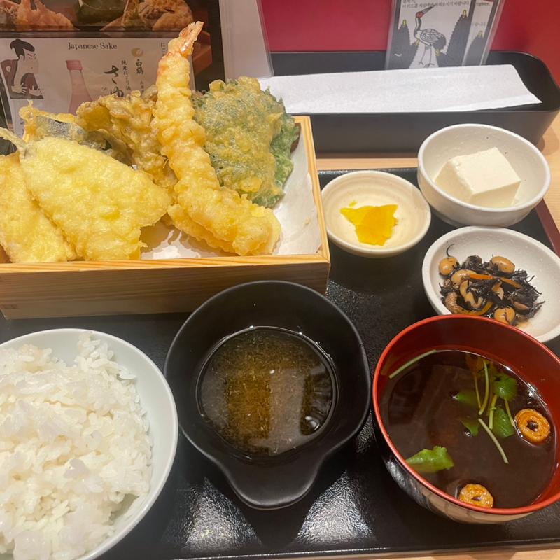 天ぷら御膳(寿司と天ぷら 鶴松 新 ARATA)