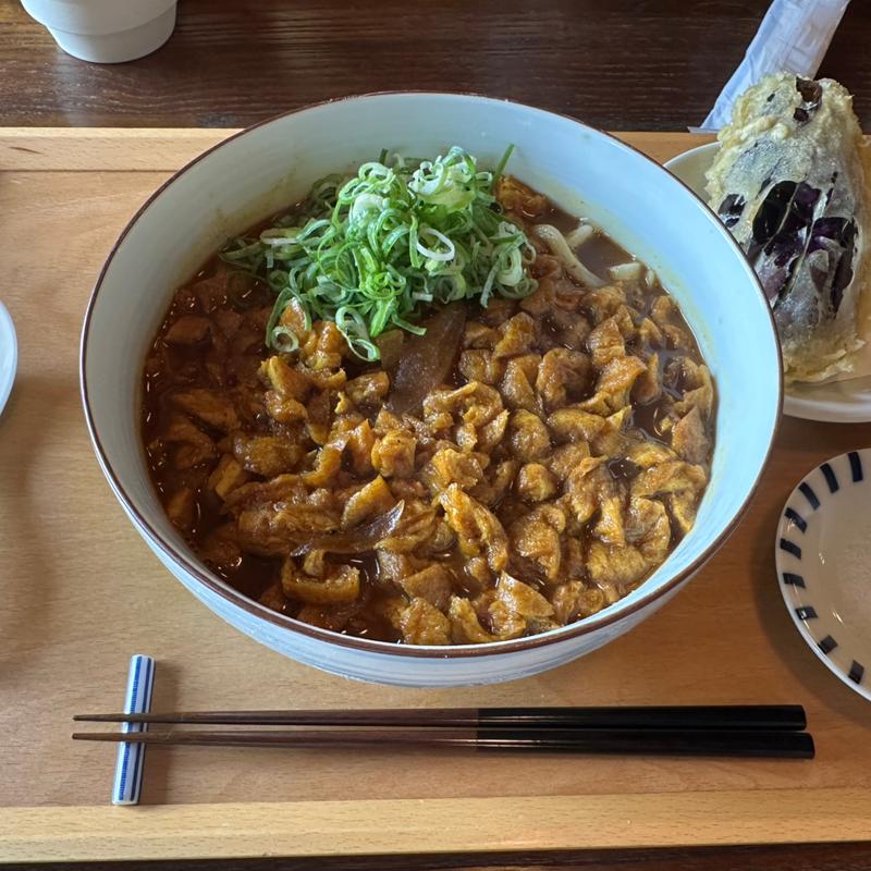 きざみ揚げカレーうどん(イカヅチうどん)