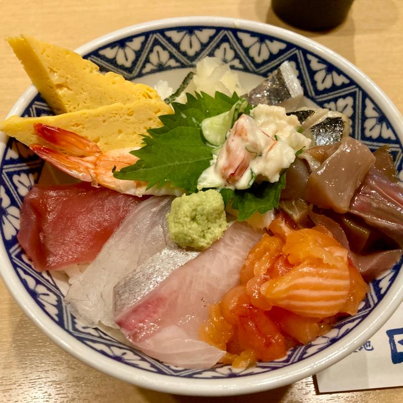 まかない丼(寿司 築地日本海 豊洲シエルタワー店)