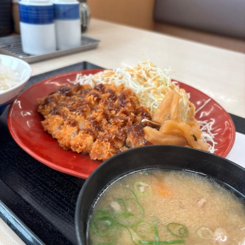 ロースカツ定食(かつや 東岡山店 )