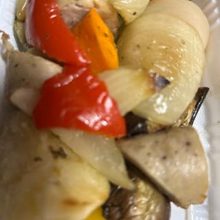 BBQフランクと野菜のロースト