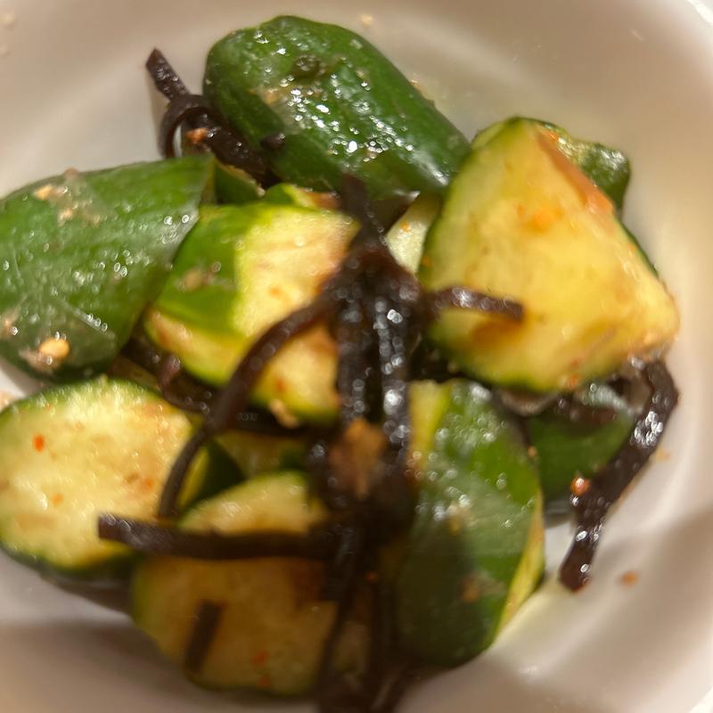 きゅうりと塩昆布(ヱビスバー 札幌アピア店 (YEBISU BAR Sapporo Apia))