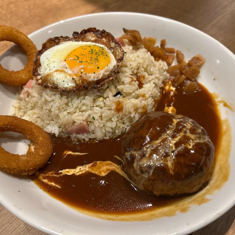 ロコモコピラフ(ベビーフェイスプラネッツ姫路店)