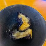 お通し　茄子の揚げ浸し