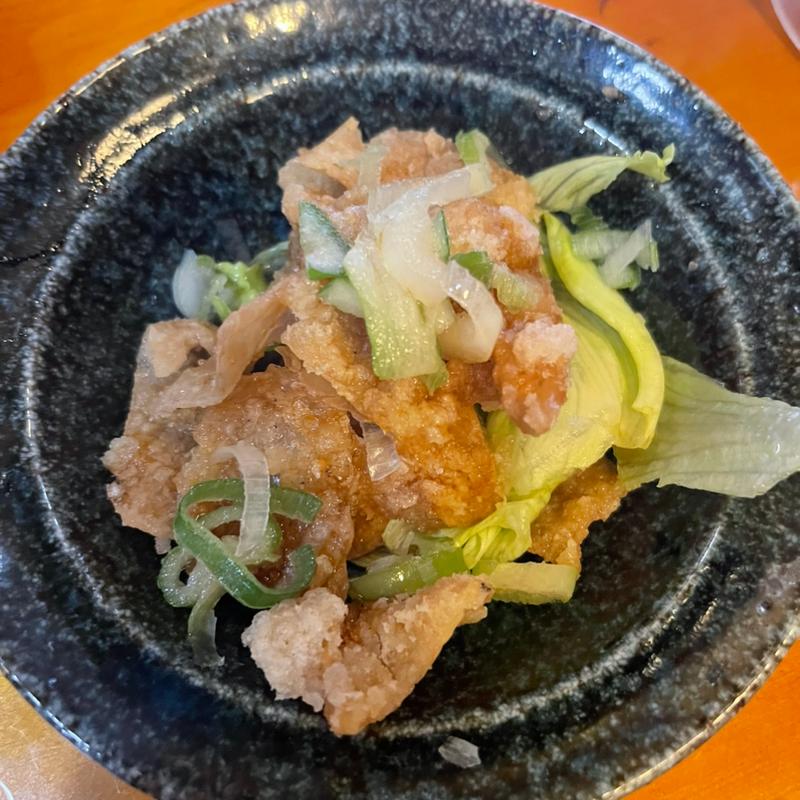 鶏皮ポン酢(居酒屋 だるま亭)