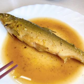 鮎のスパイス煮浸し