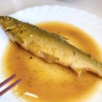 鮎のスパイス煮浸し
