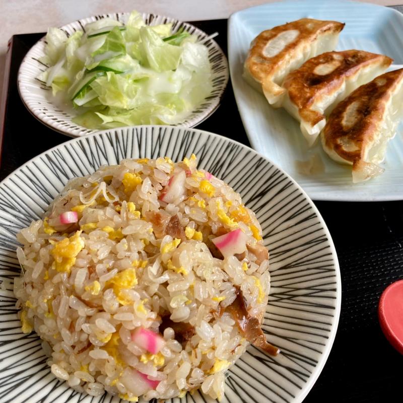 野菜餃子 半チャーハン サラダセット(みそ膳 上三川店 )