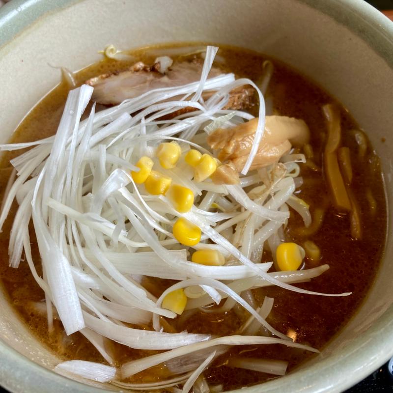 玄海みそラーメン白髪ネギトッピング(みそ膳 上三川店 )