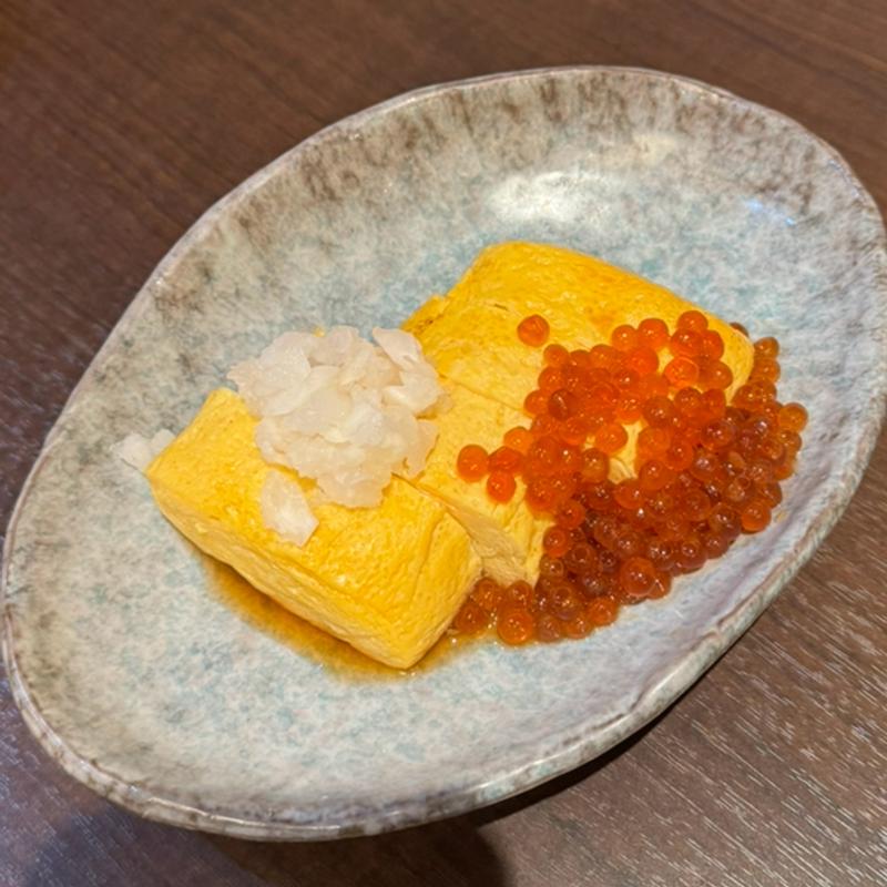 いくらがけだし巻き玉子(大衆酒場 永山 長野駅前店)
