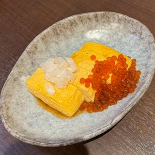 いくらがけだし巻き玉子