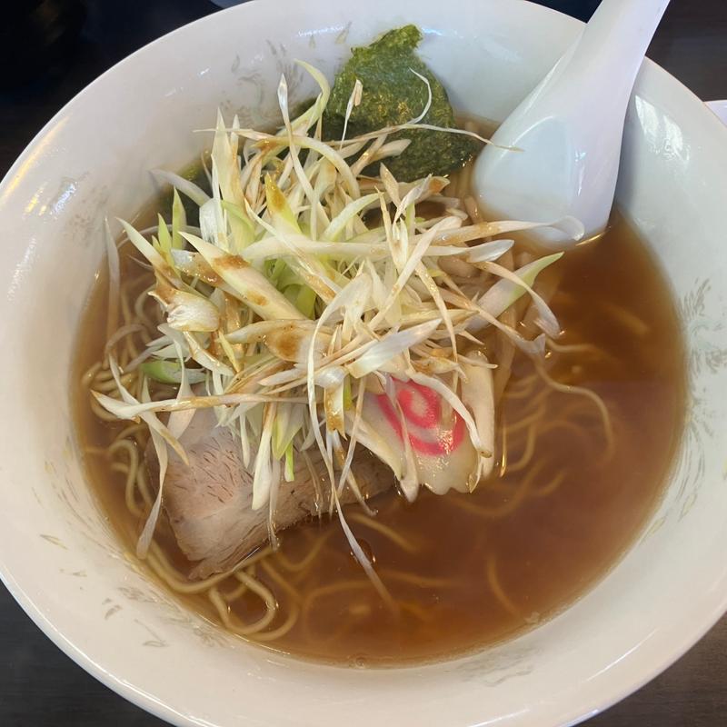 Aセットネギラーメン(らーめん竜屋)