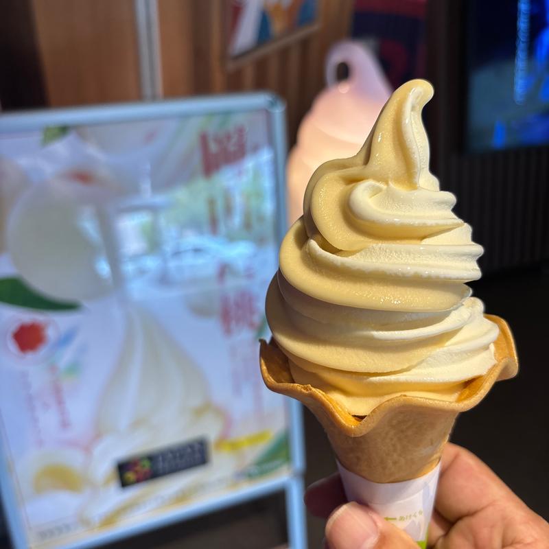 ミックスソフトクリーム(西武秩父駅前温泉 祭の湯)