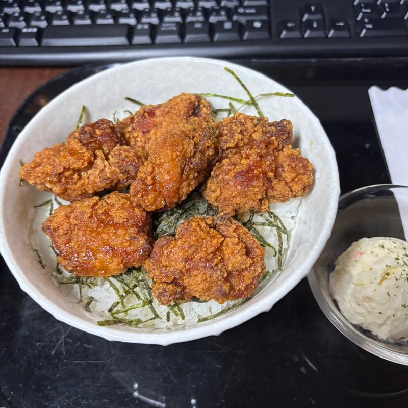 2時間ランチパック油淋鶏丼(快活CLUB 岡崎大樹寺店)