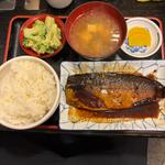 鯖の味噌煮定食