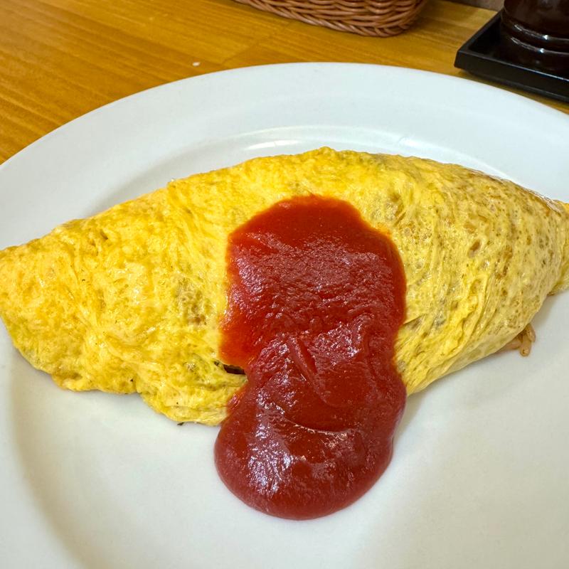 オムライス(丸福精肉店)
