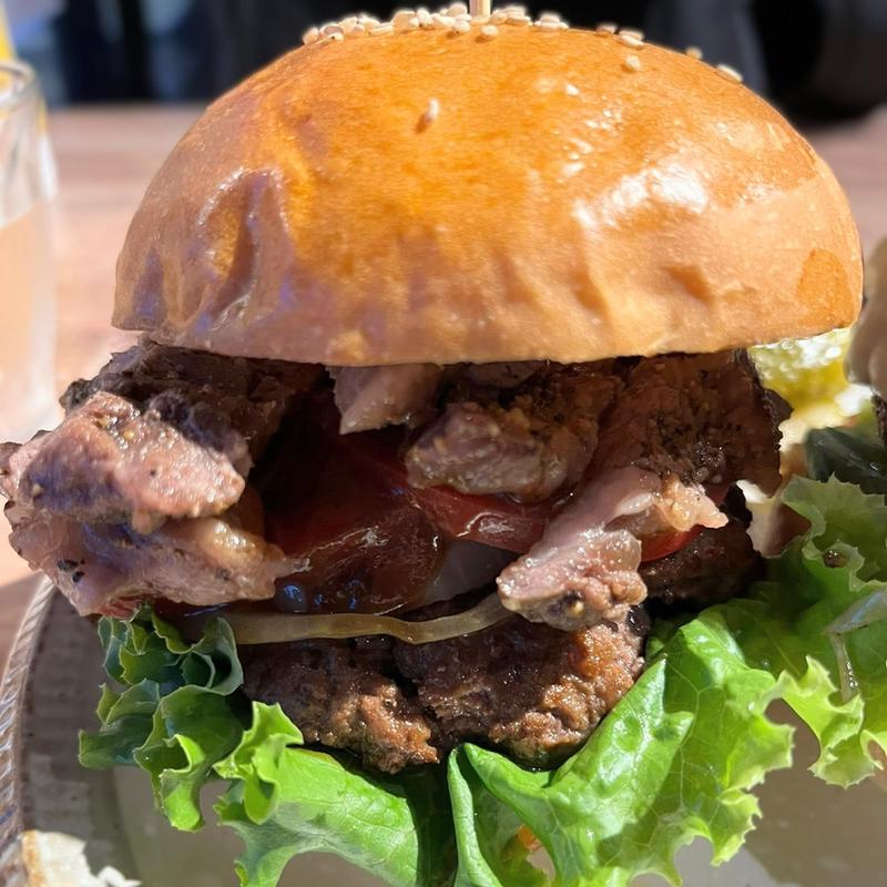 バーベキューステーキバーガー(soranof)