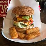 ハンバーガー アボカド チーズ