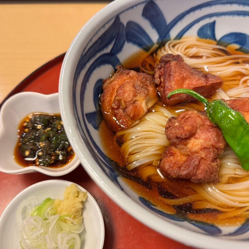 青唐辛子うどん (日本橋 古都里)