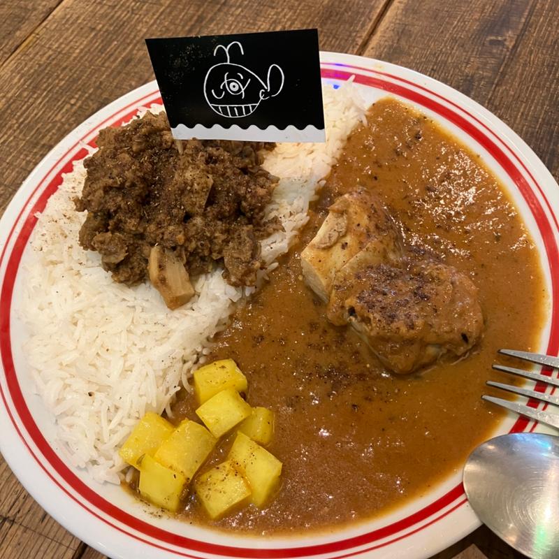 二種盛り(カリーショップくじら 久我山)