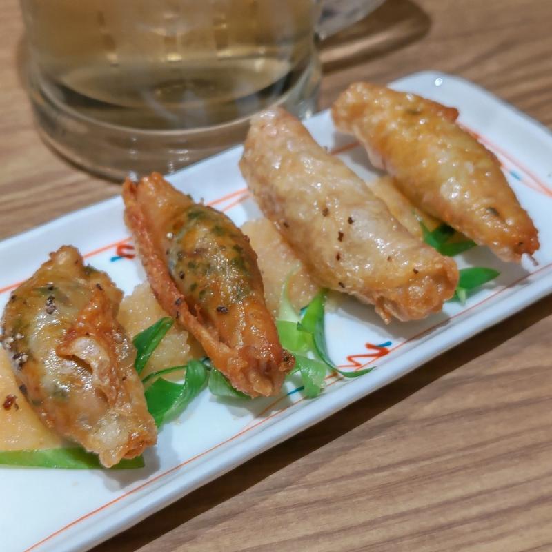 鶏皮餃子(焼鳥 ハレツバメ 横浜鶴屋町店)