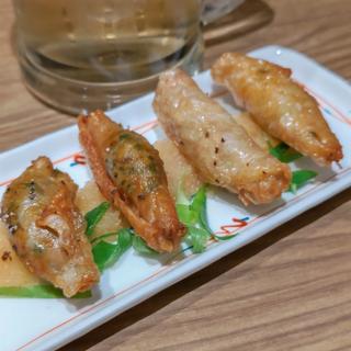 鶏皮餃子