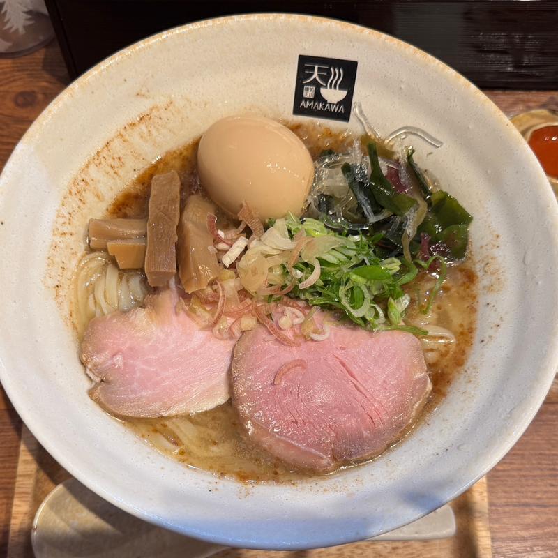 冷しらあめん(塩味)(麺処 天川)