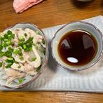 鶏皮ポン酢山葵