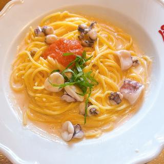 ヤリイカの明太子クリーム