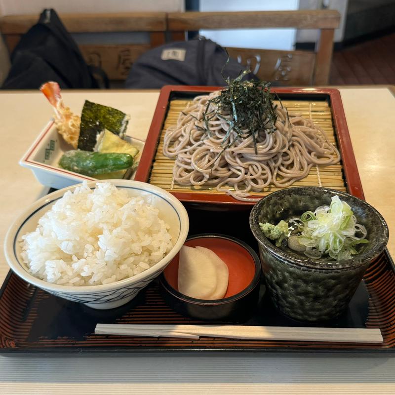 ざるそば定食(森田屋)