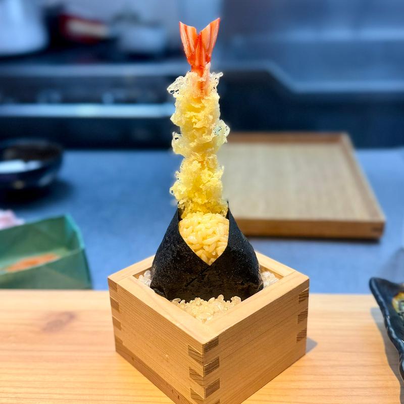 旬の尾道満喫コース　海老天むす(天咲)