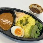 2種あいがけカレー(三軒茶屋カリガリ マキオカリー)