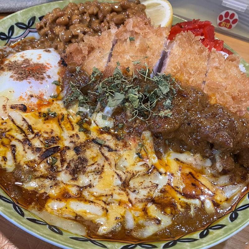 全部のせカツカレー(カリーハウス マシャーーラ)