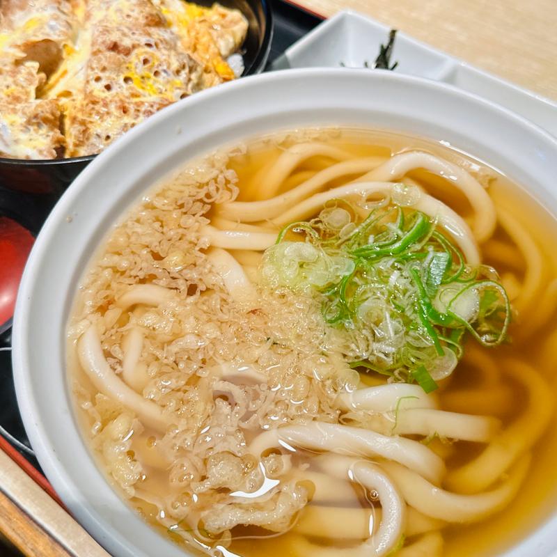 カツ丼セット(手打ちうどん どんたく)