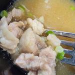 特大生姜焼き(豚汁)