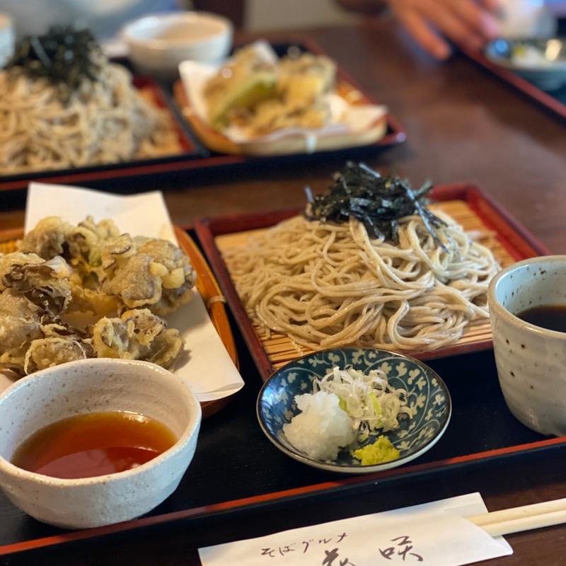 舞茸天そば(そばグルメ花咲)