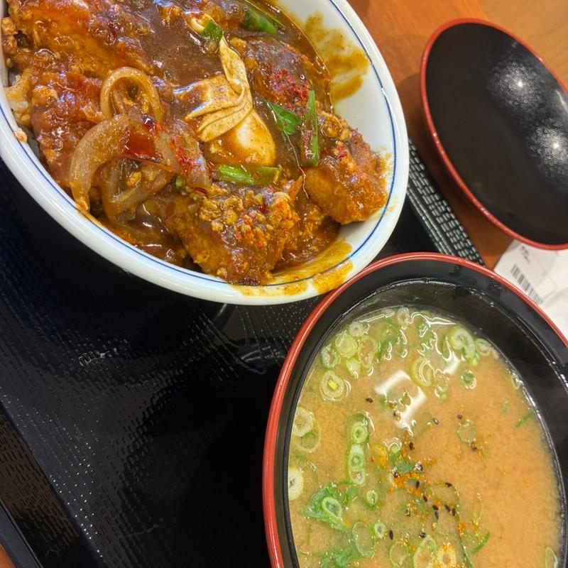 カツカレー丼(かつや 高槻南店)