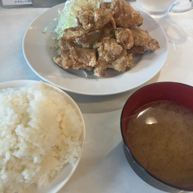 からあげ定食(塩)(らんまん食堂)