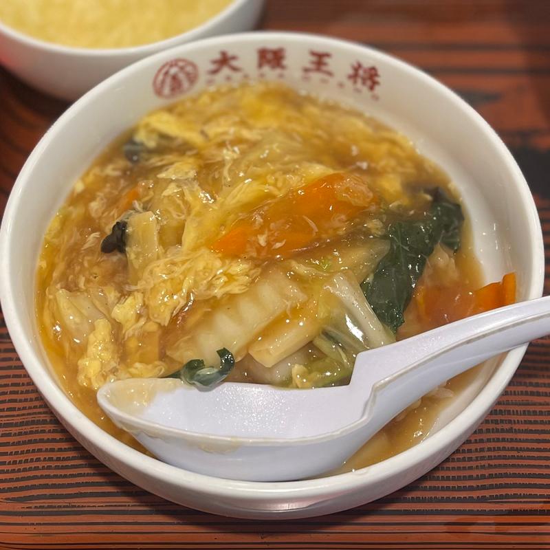 ハーフ中華丼(大阪王将 菊川店)